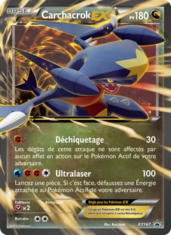 Carte Carchacrok-EX de l'extension Promo XY, numéro XY167/211