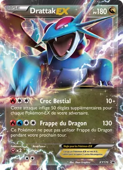 Carte Drattak-EX de l'extension Promo XY, numéro XY170/211