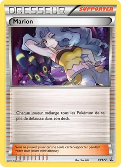 Carte Marion de l'extension Promo XY, numéro XY177/211