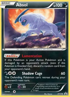 Carte Absol de l'extension Promo XY, numéro XY178/211