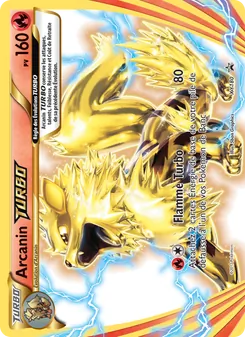 Carte Arcanin TURBO de l'extension Promo XY, numéro XY180/211
