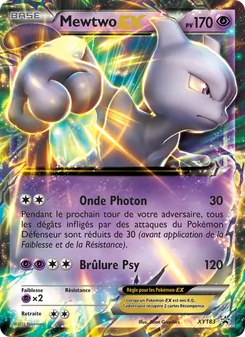 Carte Mewtwo-EX de l'extension Promo XY, numéro XY183/211