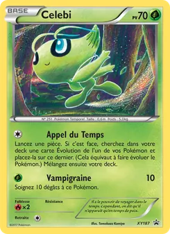 Carte Celebi de l'extension Promo XY, numéro XY187/211