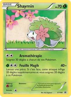 Carte Shaymin de l'extension Promo XY, numéro XY188/211