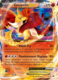 Carte Goupelin EX de l'extension Promo XY, numéro XY19/211