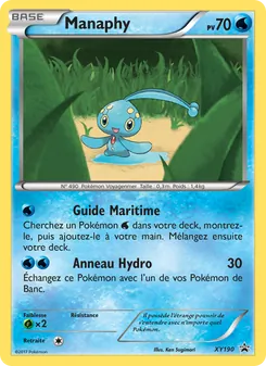 Carte Manaphy de l'extension Promo XY, numéro XY190/211