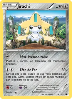 Carte Jirachi de l'extension Promo XY, numéro XY195/211