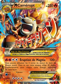 Carte M-Camérupt-EX de l'extension Promo XY, numéro XY198/211