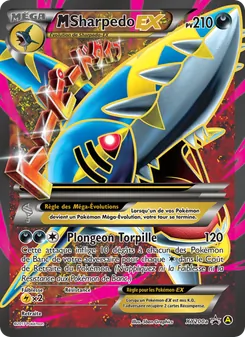 Carte M-Sharpedo-EX de l'extension Promo XY, numéro XY200a/211