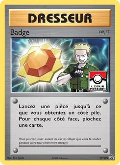 Carte Badge de l'extension Promo XY, numéro XY205/211
