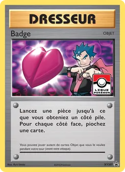 Carte Badge de l'extension Promo XY, numéro XY207/211
