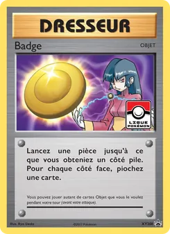 Carte Badge de l'extension Promo XY, numéro XY208/211