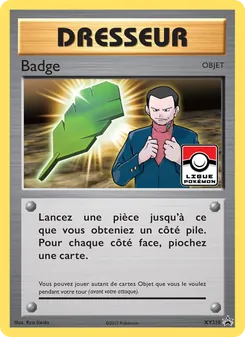 Carte Badge de l'extension Promo XY, numéro XY210/211