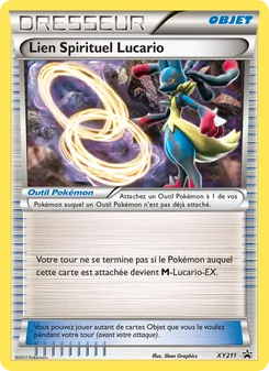 Carte Lien Spirituel Lucario de l'extension Promo XY, numéro XY211/211