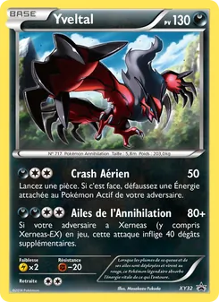 Carte Yveltal de l'extension Promo XY, numéro XY32/211
