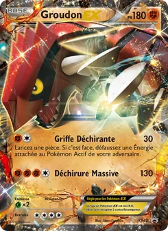 Carte Groudon EX de l'extension Promo XY, numéro XY42/211