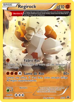 Carte Regirock de l'extension Promo XY, numéro XY49/211