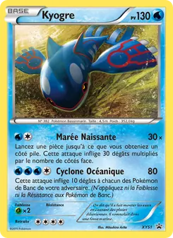 Carte Kyogre de l'extension Promo XY, numéro XY51/211