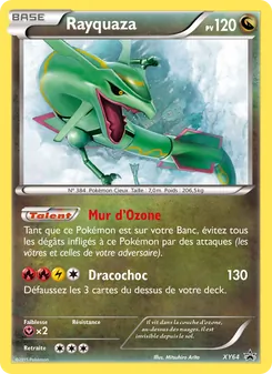 Carte Rayquaza de l'extension Promo XY, numéro XY64/211