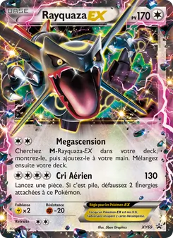 Carte Rayquaza EX de l'extension Promo XY, numéro XY69/211