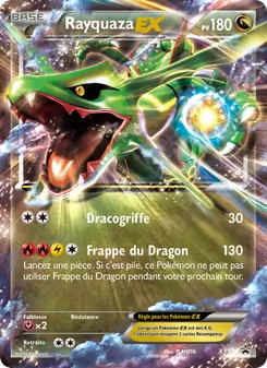 Carte Rayquaza EX de l'extension Promo XY, numéro XY73/211