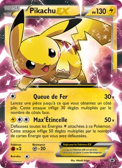 Carte Pikachu EX de l'extension Promo XY, numéro XY84/211