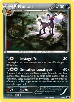 Carte Noctali de l'extension Promo XY, numéro XY96/211