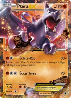 Carte Ptéra EX de l'extension Promo XY, numéro XY97/211