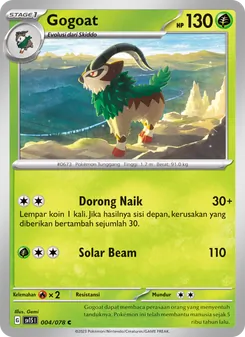 Kartu Gogoat dari Scarlet ex, nomor 004/78