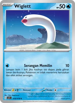 Kartu Wiglett dari Scarlet ex, nomor 018/78