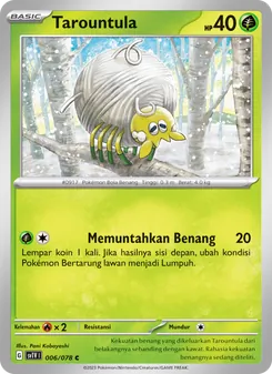 Kartu Tarountula dari Violet ex, nomor 006/78