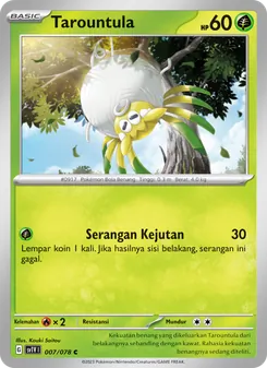 Kartu Tarountula dari Violet ex, nomor 007/78