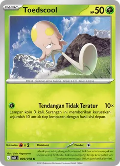Kartu Toedscool dari Violet ex, nomor 009/78