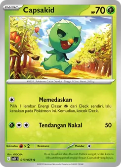 Kartu Capsakid dari Violet ex, nomor 013/78