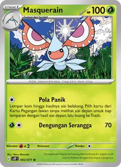 Kartu Masquerain dari Mara Bahaya Salju, nomor 002/71