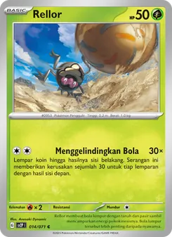 Kartu Rellor dari Mara Bahaya Salju, nomor 014/71
