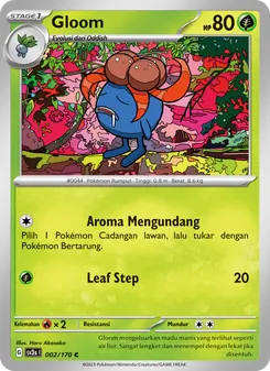 Kartu Gloom dari Kilau Hitam, nomor 002/170