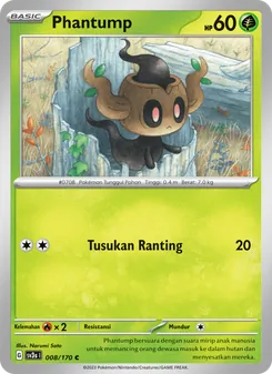 Kartu Phantump dari Kilau Hitam, nomor 008/170