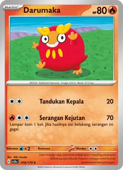 Kartu Darumaka dari Kilau Hitam, nomor 018/170