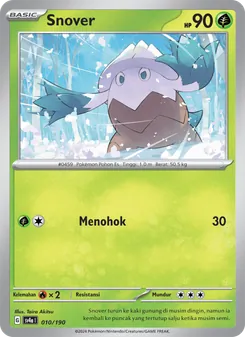 Kartu Snover dari Harta Berkilau ex, nomor 010/190