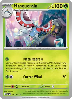 Kartu Masquerain dari Pertemuan Paradoks, nomor 002/132