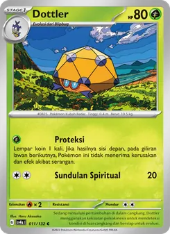 Kartu Dottler dari Pertemuan Paradoks, nomor 011/132