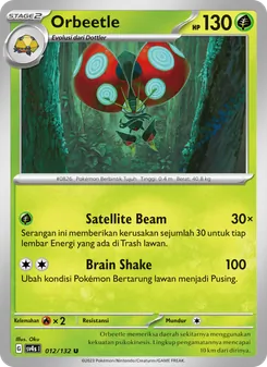 Kartu Orbeetle dari Pertemuan Paradoks, nomor 012/132