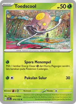 Kartu Toedscool dari Pertemuan Paradoks, nomor 015/132