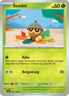 Kartu Seedot dari Paradoks Andalan, nomor 003/142