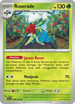 Kartu Roserade dari Paradoks Andalan, nomor 009/142