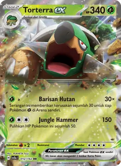 Kartu Torterra ex dari Paradoks Andalan, nomor 012/142