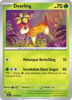 Kartu Deerling dari Paradoks Andalan, nomor 016/142