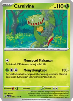 Kartu Carnivine dari Bimbingan Rasi, nomor 005/166