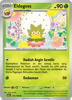 Kartu Eldegoss dari Bimbingan Rasi, nomor 015/166